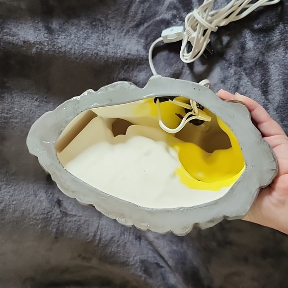 Ceramic hand painted Halloween light up fixture. Halloween decorations - Picture 4 of 9